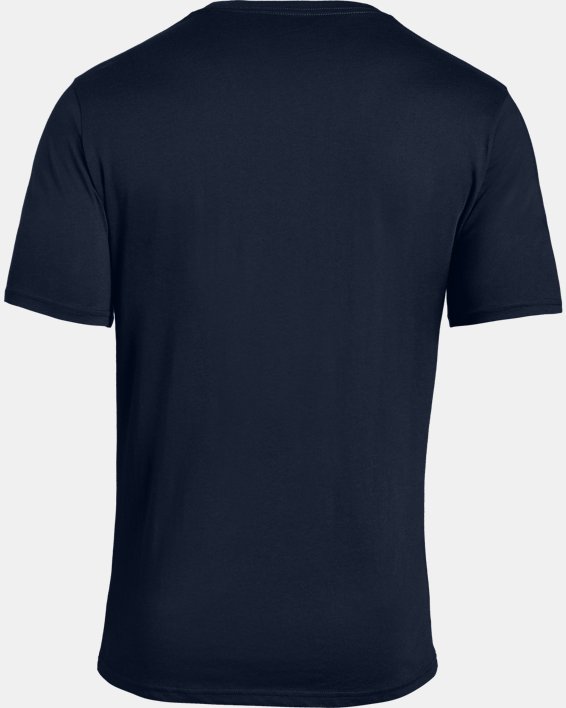 T-shirt voor heren UA GL Foundation met korte mouwen, Navy, pdpMainDesktop image number 5